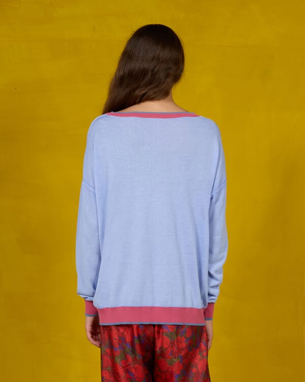 In Bed With You SOLID COLOR PRINT LOOSE-FIT CARDIGAN COL.003