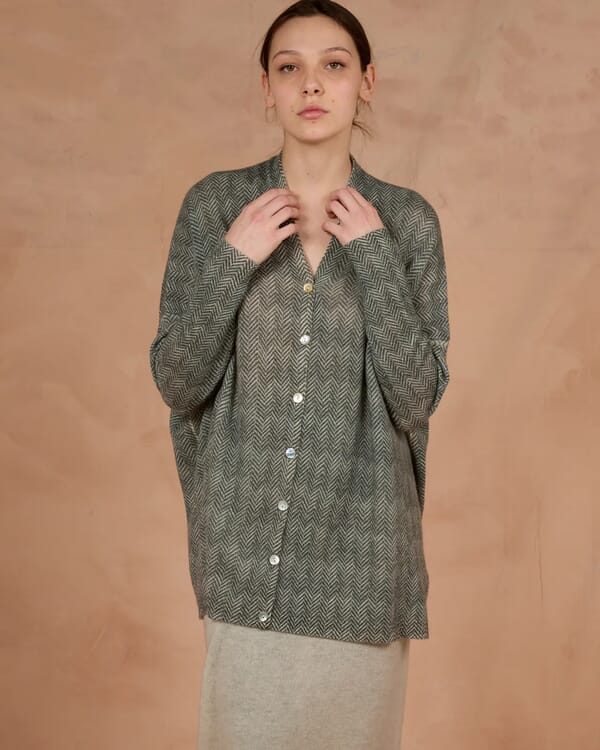 in bed with you SOLID COLOUR CARDIGAN JACKET COL. 051