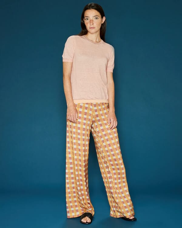 in bed with you SOLID COLOUR CREWNECK CARDIGAN COL.018