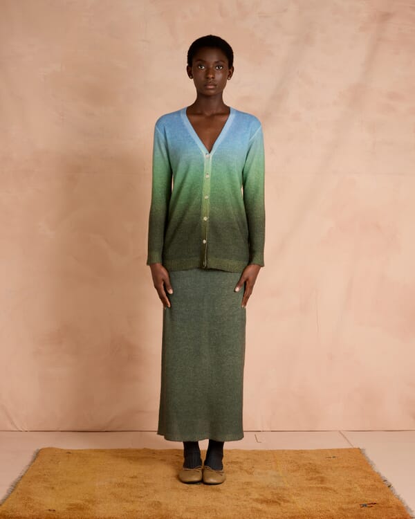 In Bed With You SOLID COLOUR CREWNECK CARDIGAN COL.050