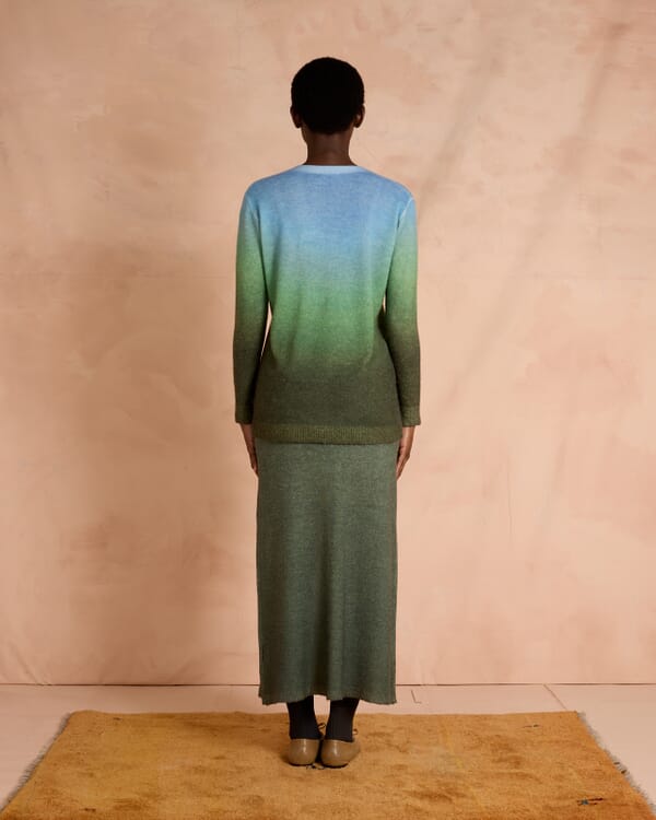 In Bed With You SOLID COLOUR CREWNECK CARDIGAN COL.050