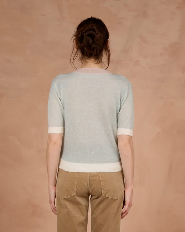 In Bed With You SOLID COLOUR CREWNECK CARDIGAN COL.050