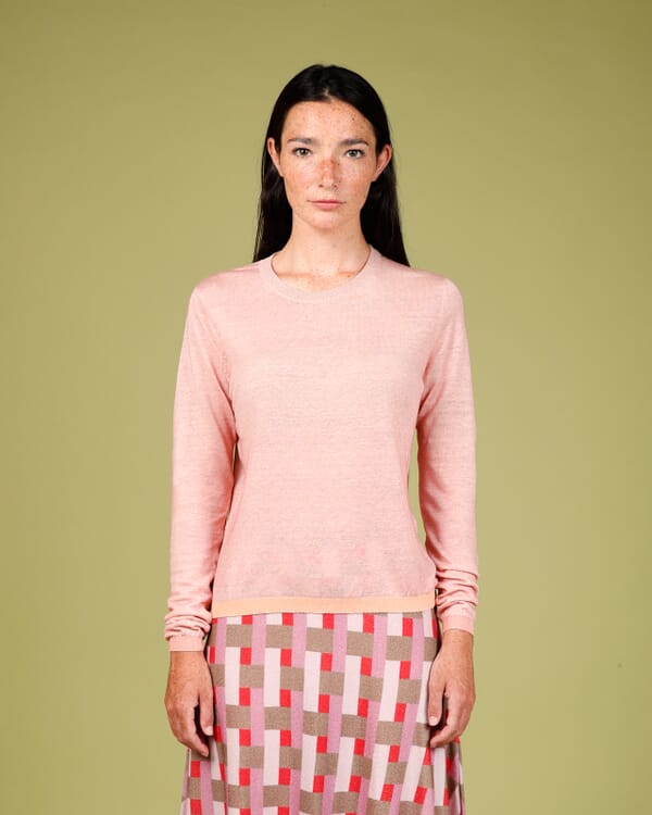 In Bed With You SOLID COLOUR PRINT CREWNECK CARDIGAN COL.009