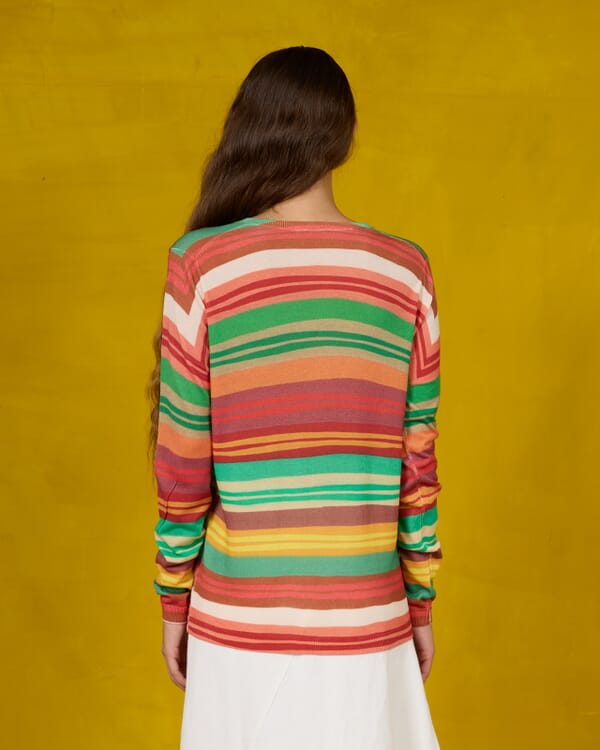 In Bed With You SOLID COLOUR PRINT CREWNECK CARDIGAN COL.010