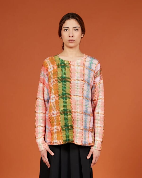 In Bed With You SOLID COLOUR PRINT CREWNECK CARDIGAN COL.010