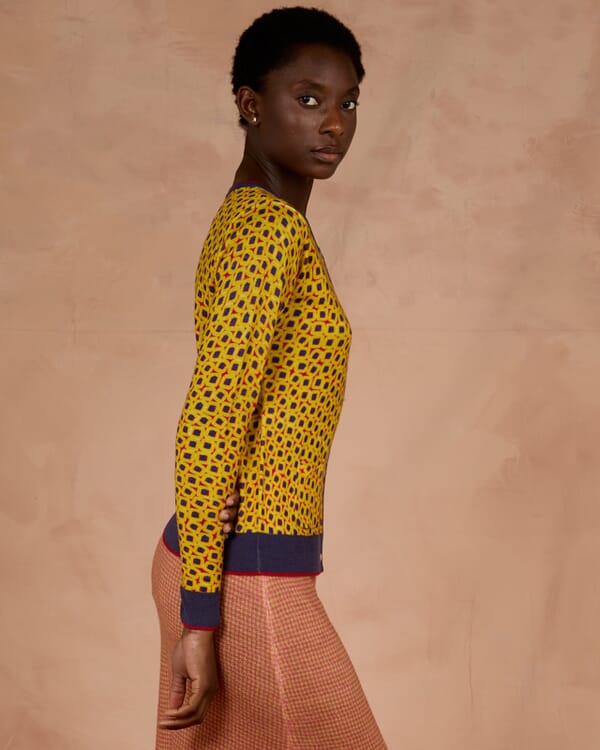 In Bed With You SOLID COLOUR PRINT LONG CARDIGAN JACKET COL.013