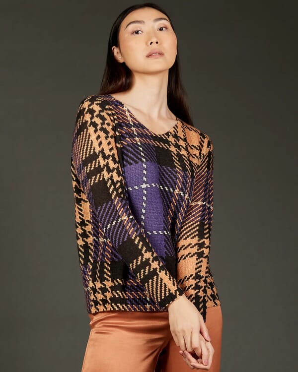 in bed with you SOLID COLOUR PRINT V NECK CARDIGAN COL.005