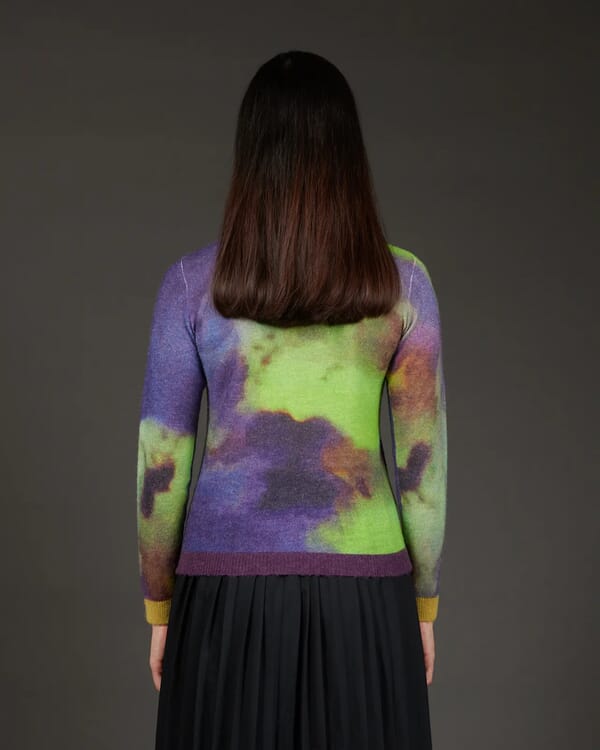 In Bed With You SOLID COLOUR PRINT V NECK CARDIGAN COL.014