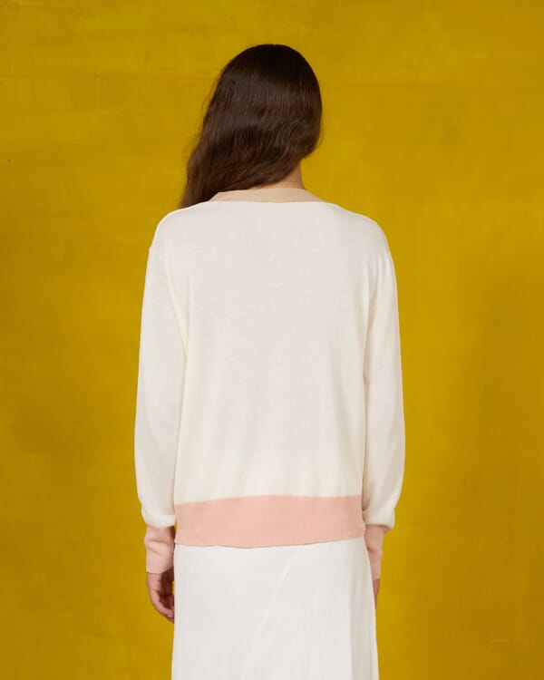 In Bed With You SOLID COLOUR PRINT V NECK CARDIGAN COL.02