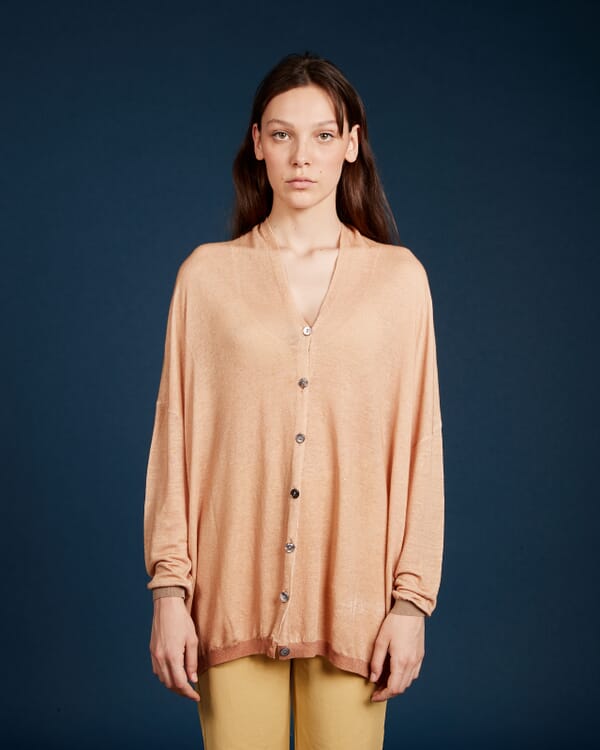 In Bed With You SOLID COLOUR PRINT V NECK CARDIGAN COL.030