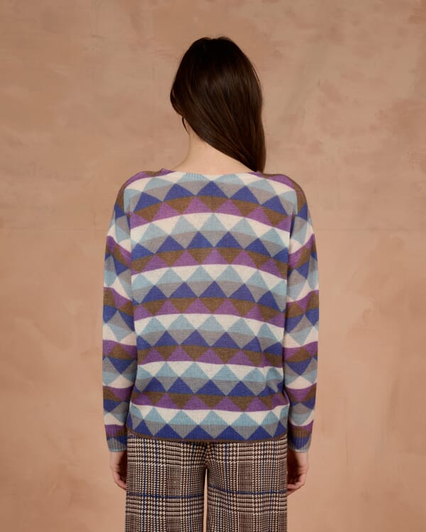 In Bed With You SOLID COLOUR PRINT V NECK JUMPER COL.003