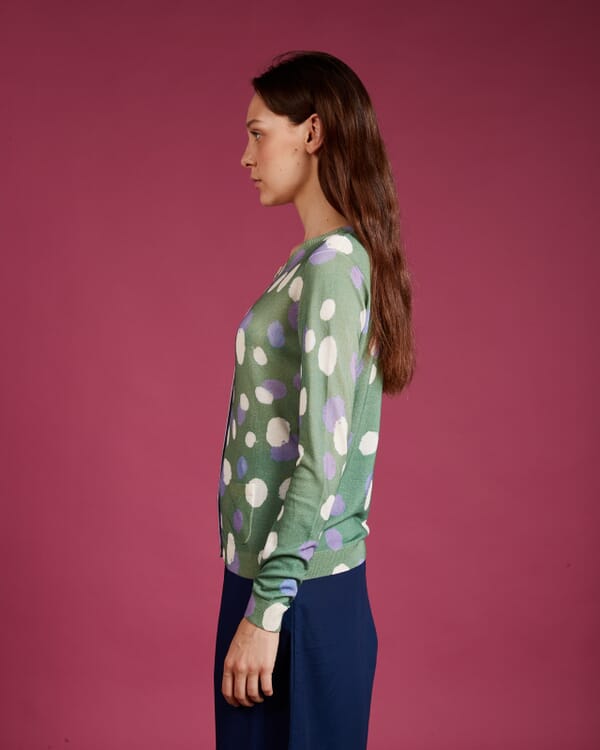 In Bed With You SOLID COLOUR PRINT V NECK JUMPER COL.003