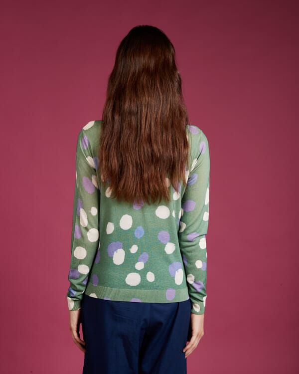 In Bed With You SOLID COLOUR PRINT V NECK JUMPER COL.003