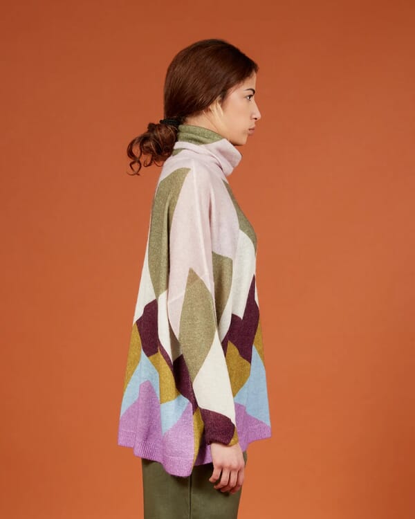 In Bed With You SOLID COLOUR PRINT V NECK JUMPER COL.010