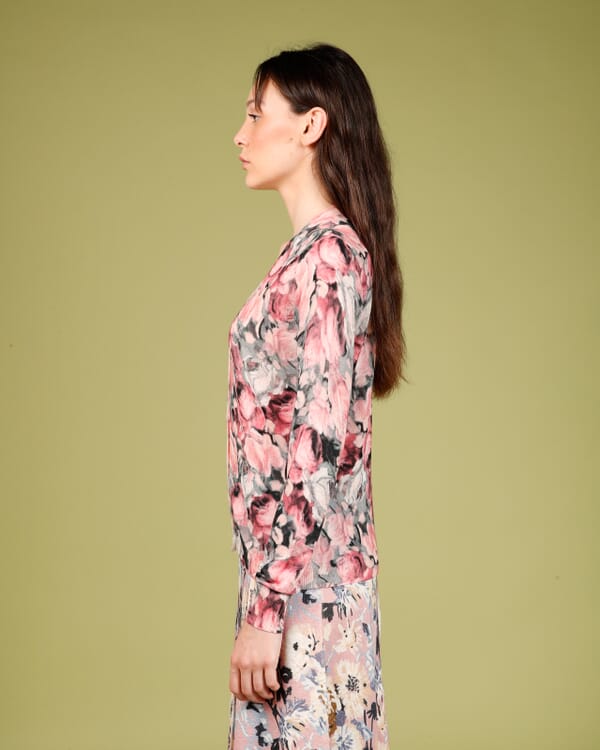 In Bed With You SOLID COLOUR V NECK CARDIGAN COL.002