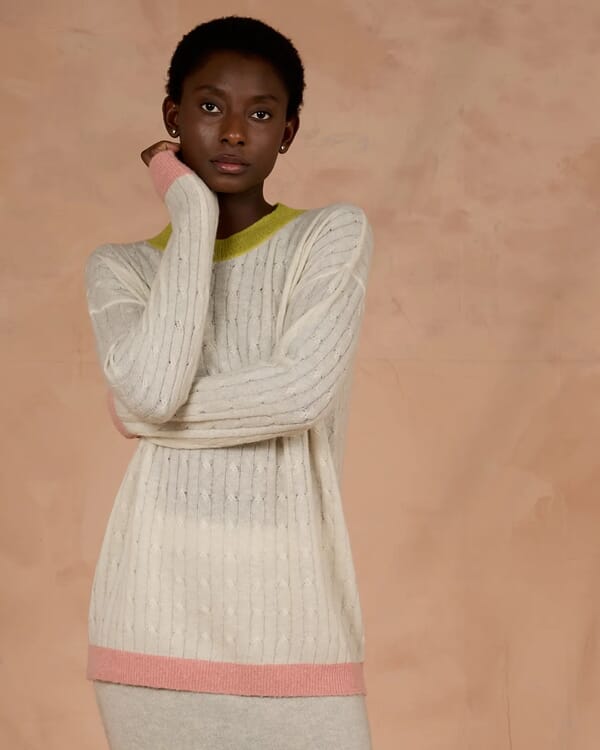 in bed with you SOLID COLOUR V NECK CARDIGAN COL.008