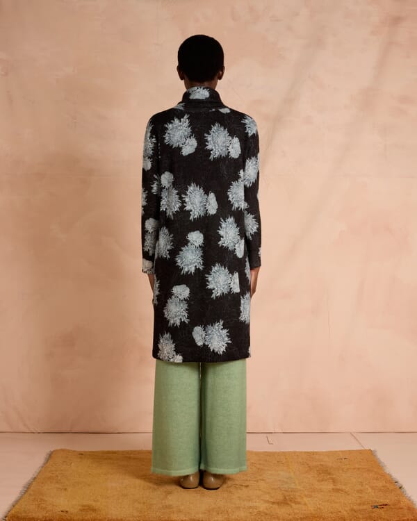 In Bed With You TARTAN PRINT LOOSE-FIT CARDIGAN COL.868