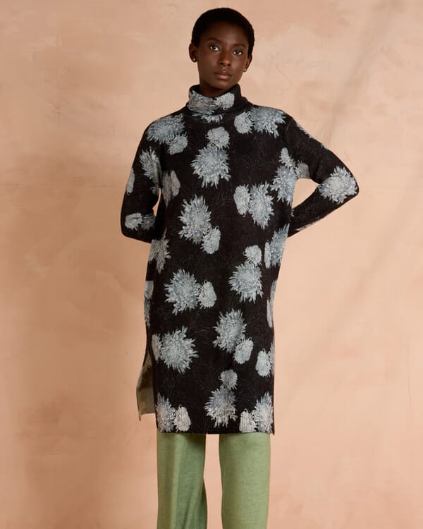 In Bed With You TARTAN PRINT LOOSE-FIT CARDIGAN COL.868