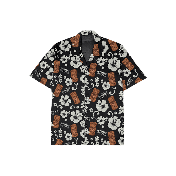in flames JESTER TIKI SHIRT