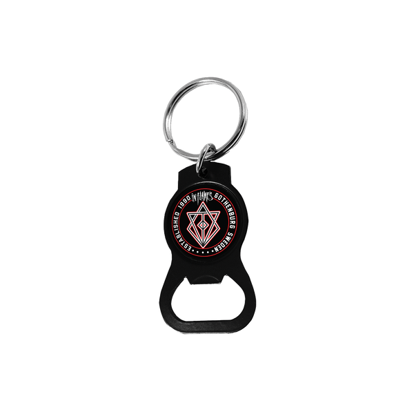 in flames Jesterhead Bottle Opener Keychain