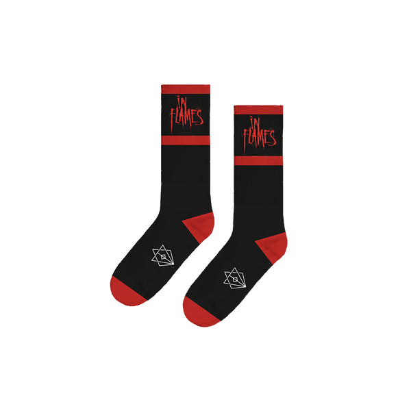 in flames Jesterhead Socks
