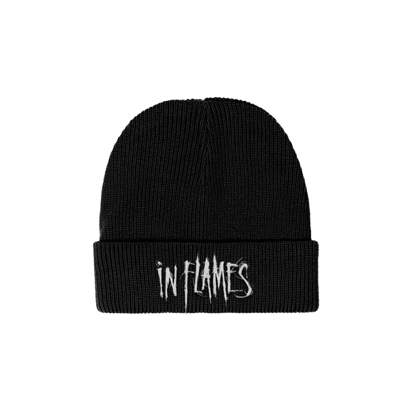 in flames Logo Beanie