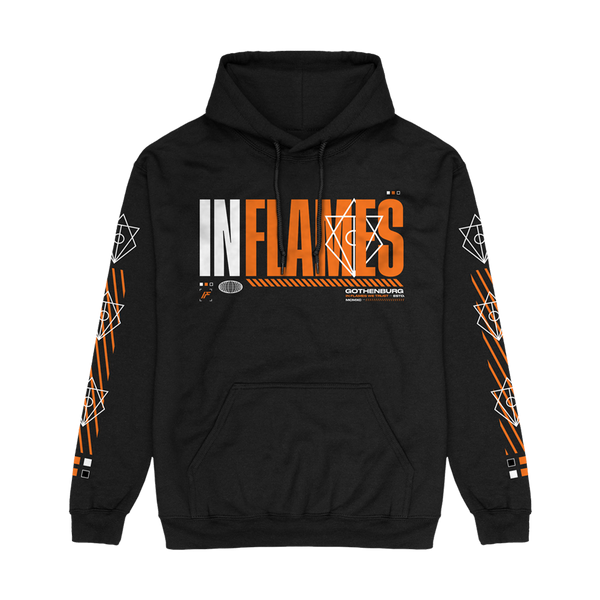 in flames Logo Hoodie