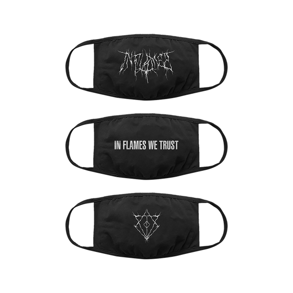 in flames Logo Mask 3-Pack