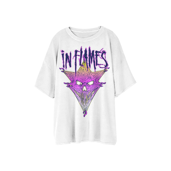 in flames PIERCED JESTER T-SHIRT DRESS
