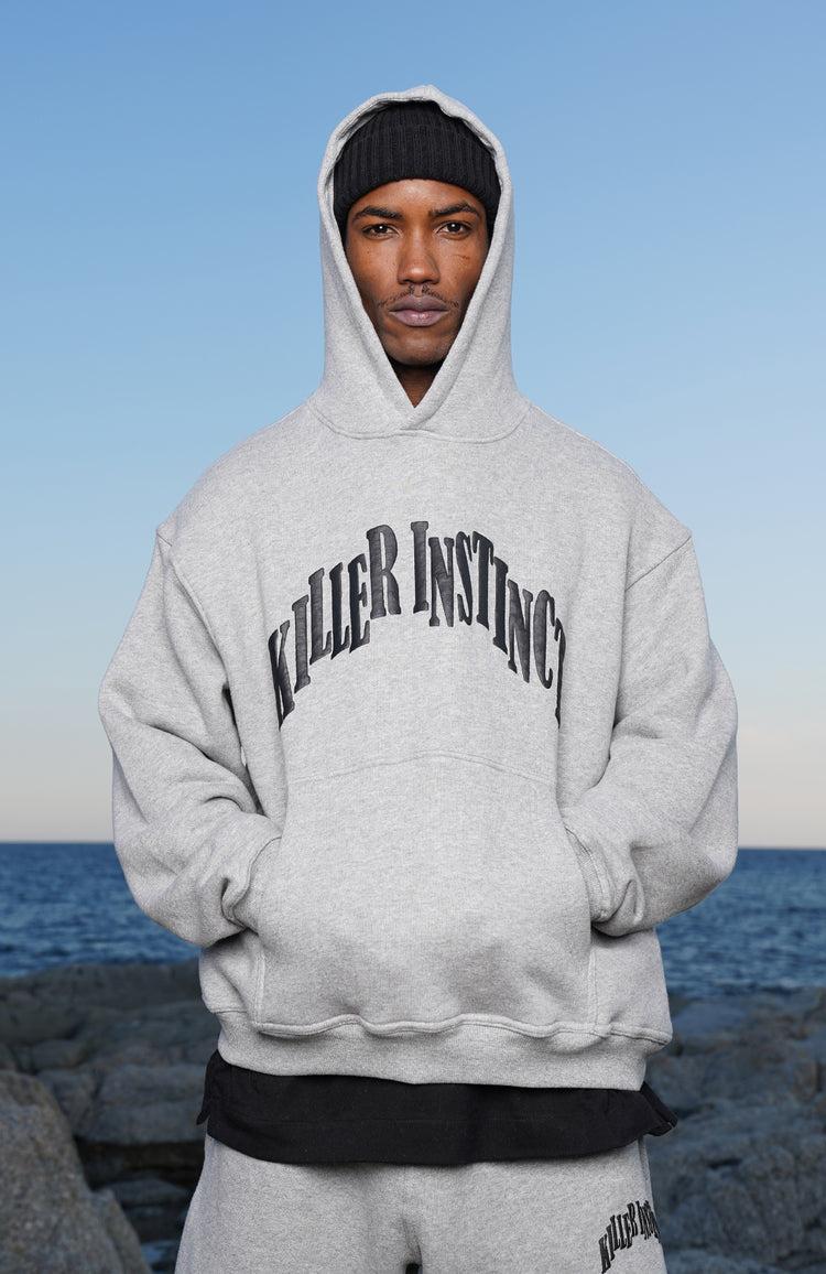 In Gold We Trust Killer Bill Hoodie Grey Melange