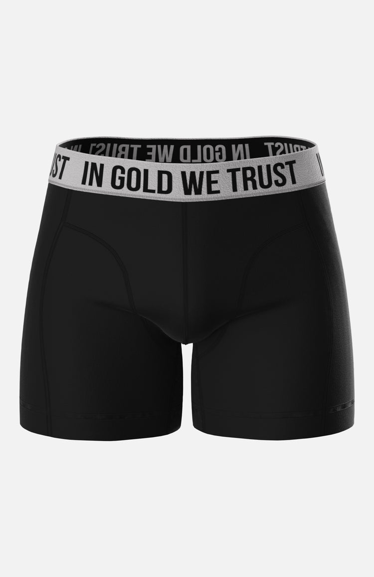 in gold we trust The Boxer Jet Black