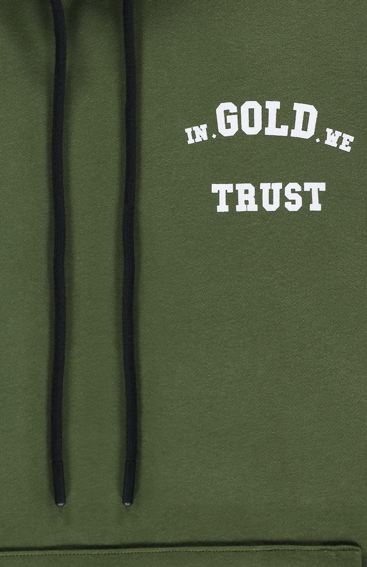 In Gold We Trust The Out Hoodie Dark Green
