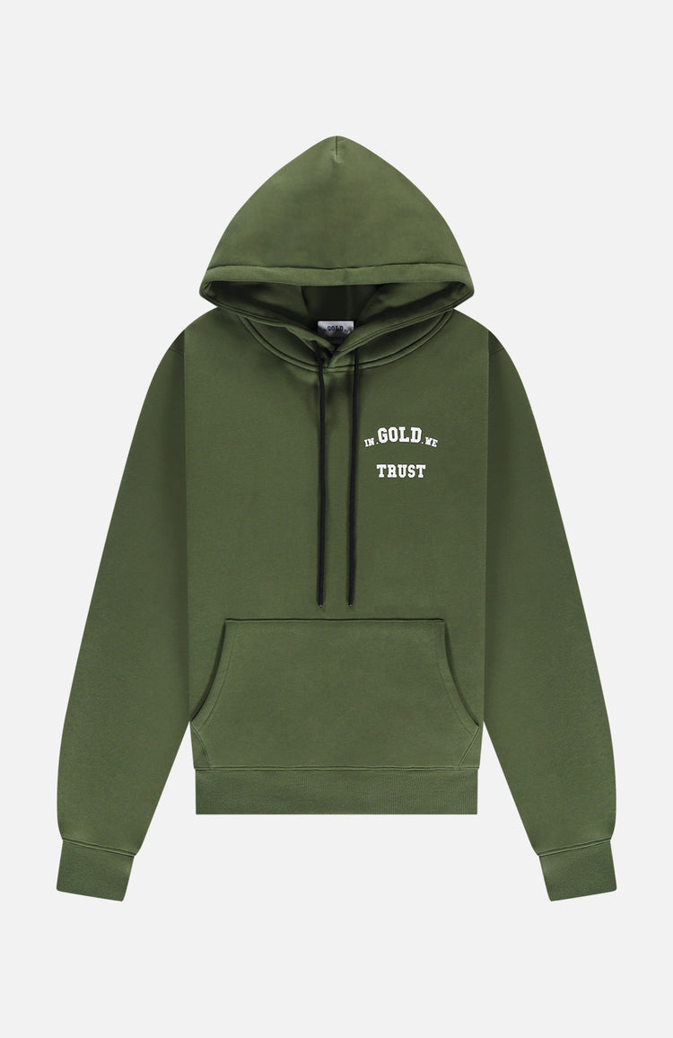 in gold we trust The Out Hoodie Dark Green