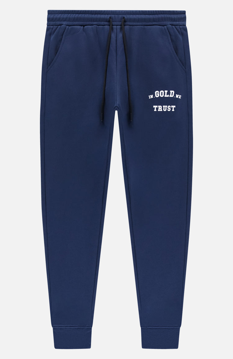 in gold we trust The Out Pants Dark Blue