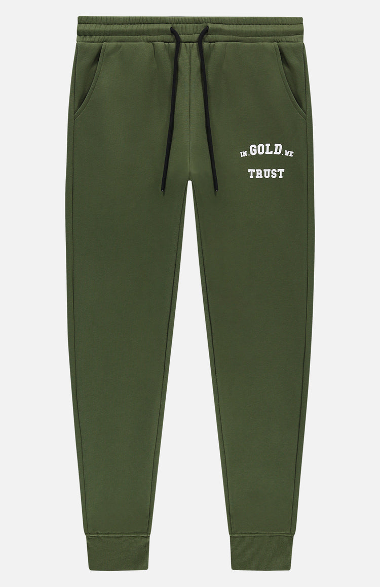 in gold we trust The Out Pants Dark Green