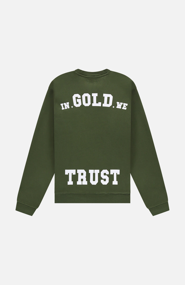 In Gold We Trust The Out Sweater Dark Green