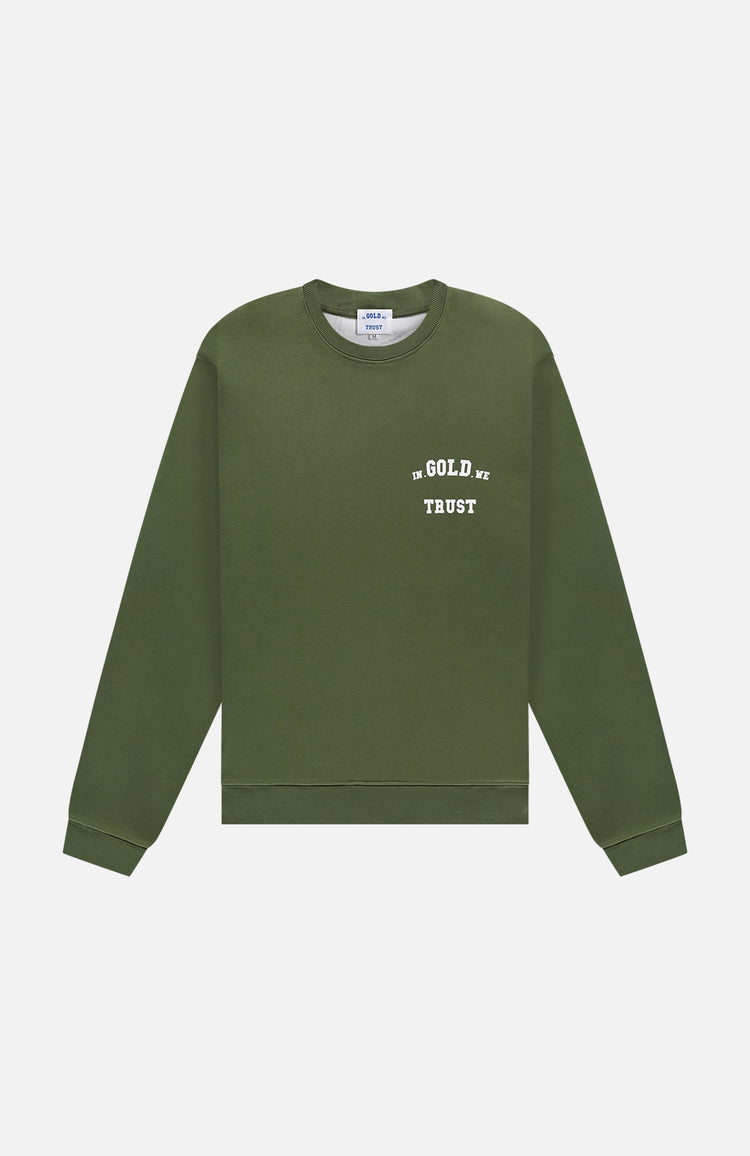 in gold we trust The Out Sweater Dark Green