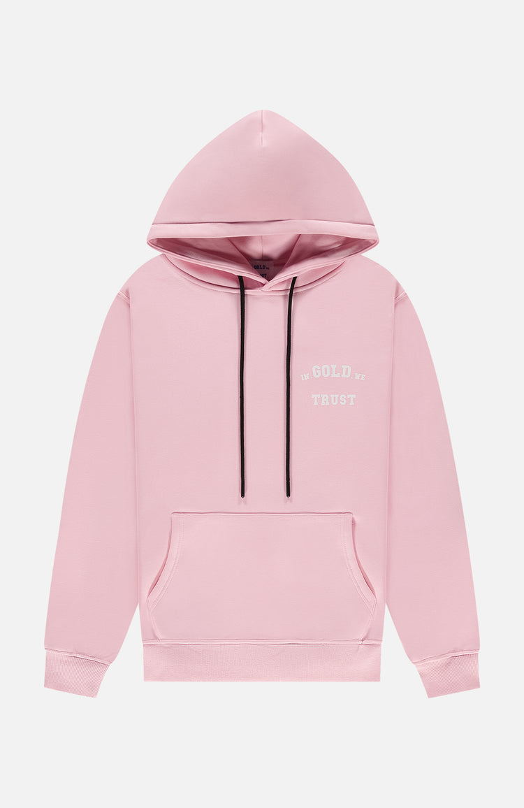 in gold we trust The Pink Hoodie