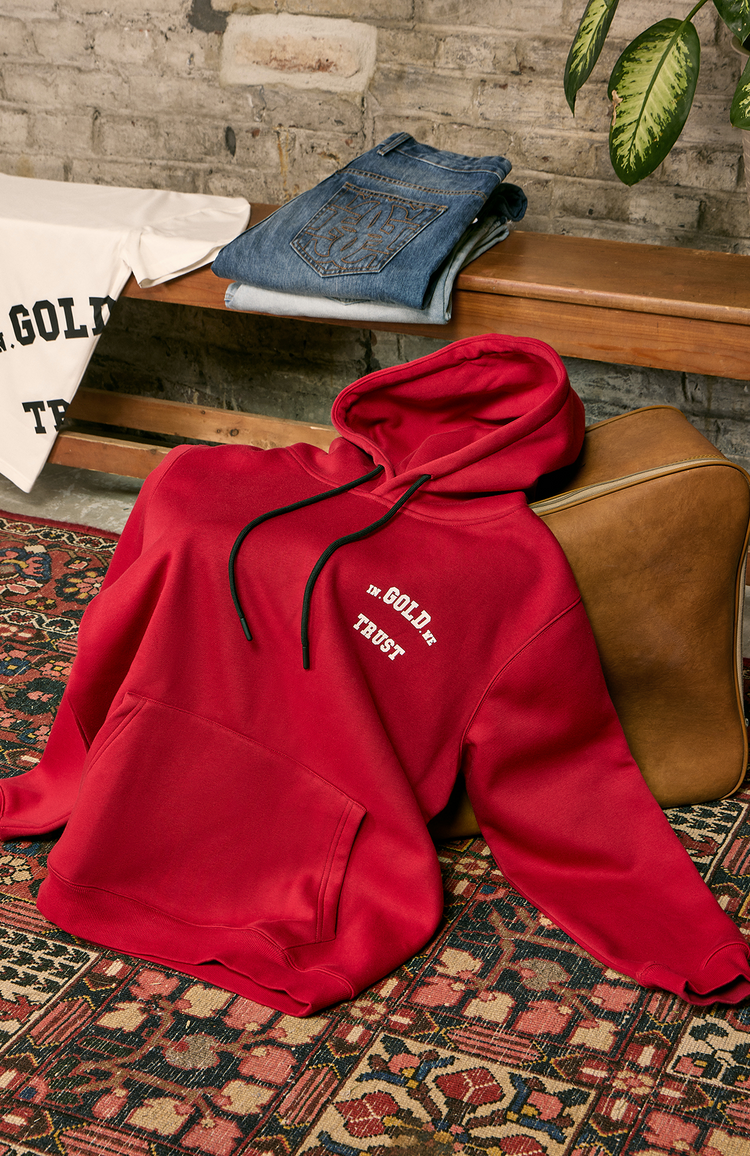 In Gold We Trust The Red Hoodie