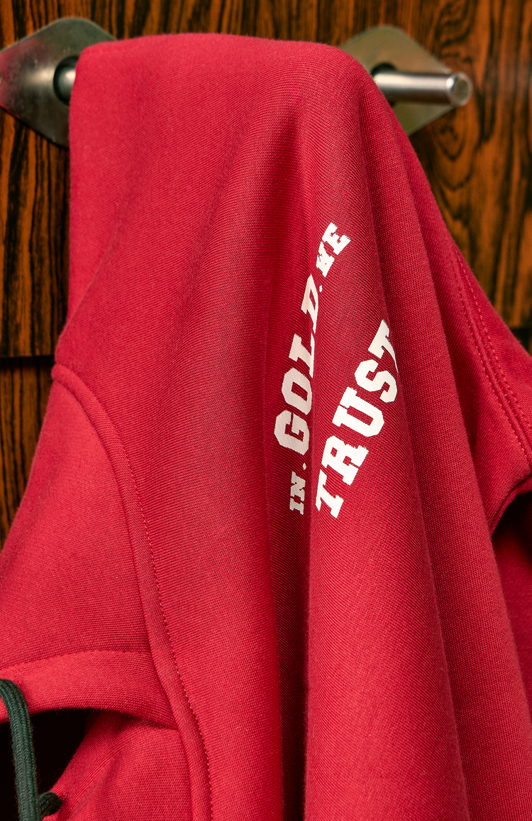 In Gold We Trust The Red Hoodie