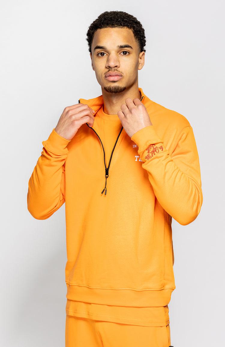 in gold we trust The Slim Half Zip Sun Orange