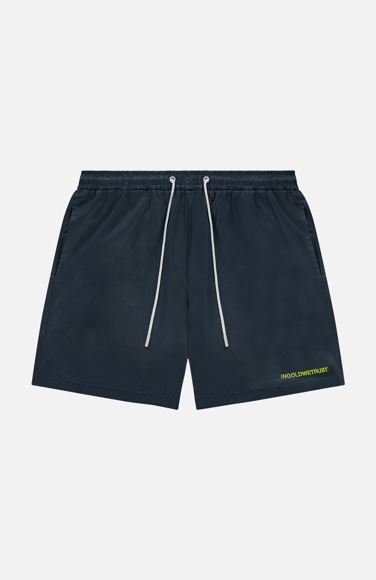 in gold we trust The Straight Swim Short Dark Blue