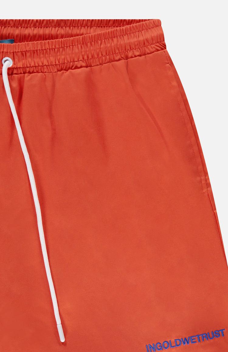 In Gold We Trust The Straight Swim Short Orange