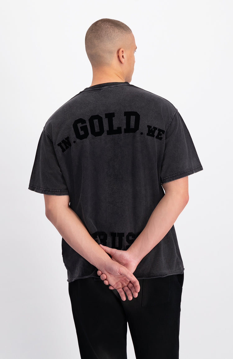 in gold we trust The Strict T-shirt Grey