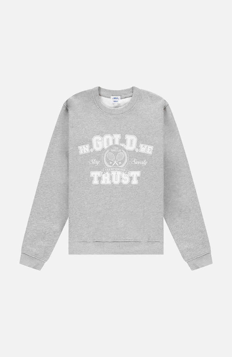 in gold we trust The Tennis Sweater Grey