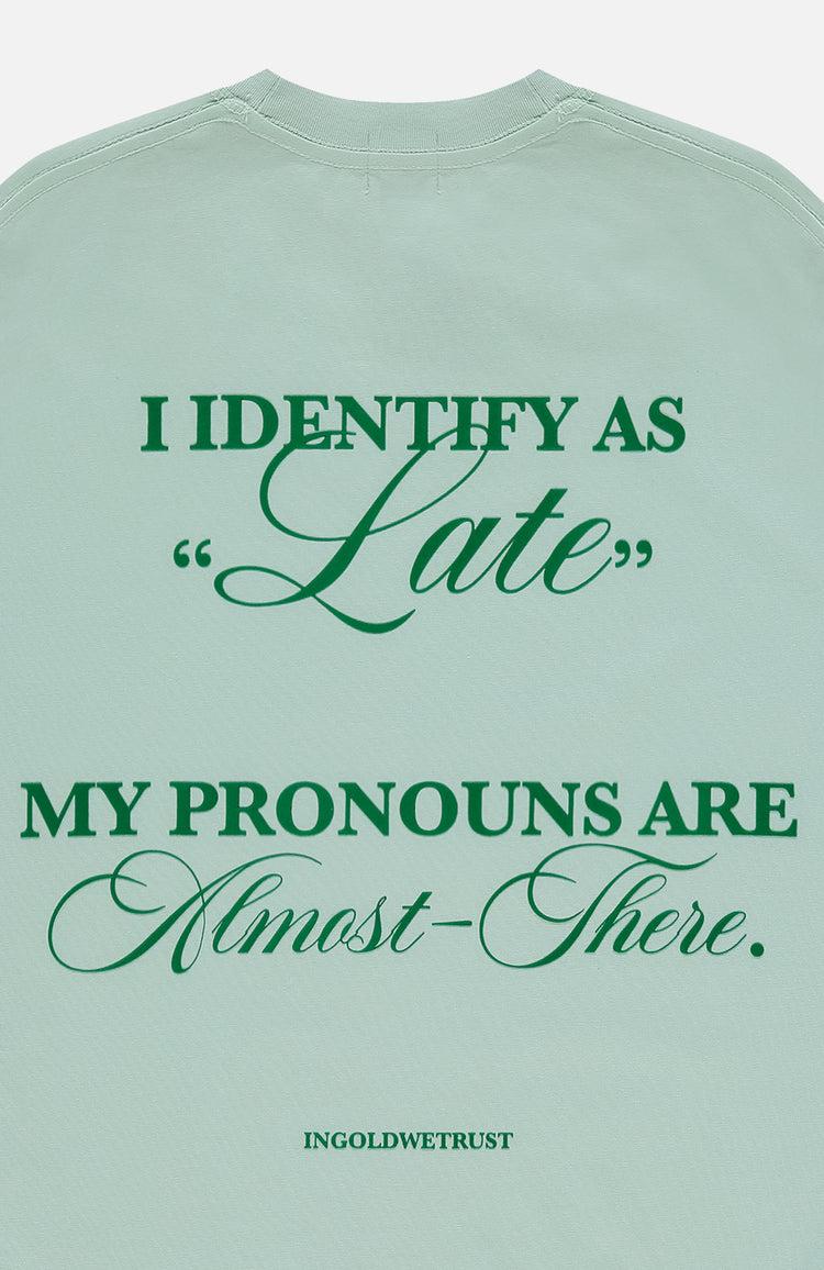 In Gold We Trust The Time Tee Green