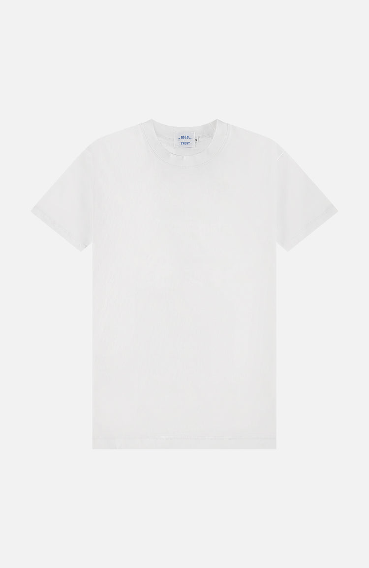 In Gold We Trust The Time Tee White