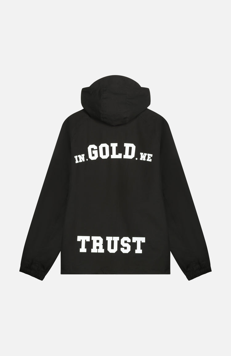 In Gold We Trust The Umbrella Jet Black