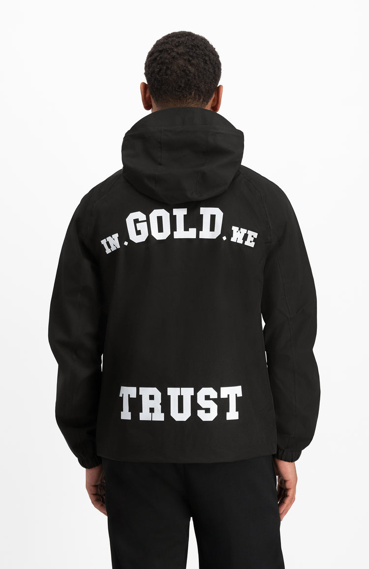 In Gold We Trust The Umbrella Jet Black