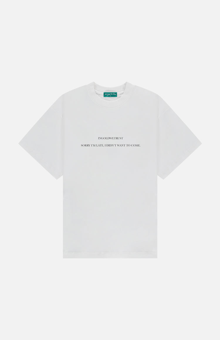 in gold we trust The Watch White